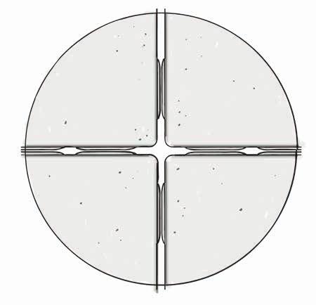 Fogutrymmet hindrar plattorna att skava mot varandra så att inte de känsliga kanterna knäcks. Kolla upp så att dina plattor har ingjutna distanser.