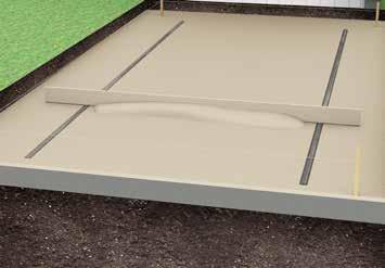 Kvar upp till den färdiga ytan ska det vara plats för 3 cm sättsand plus markstenens/ plattans tjocklek.