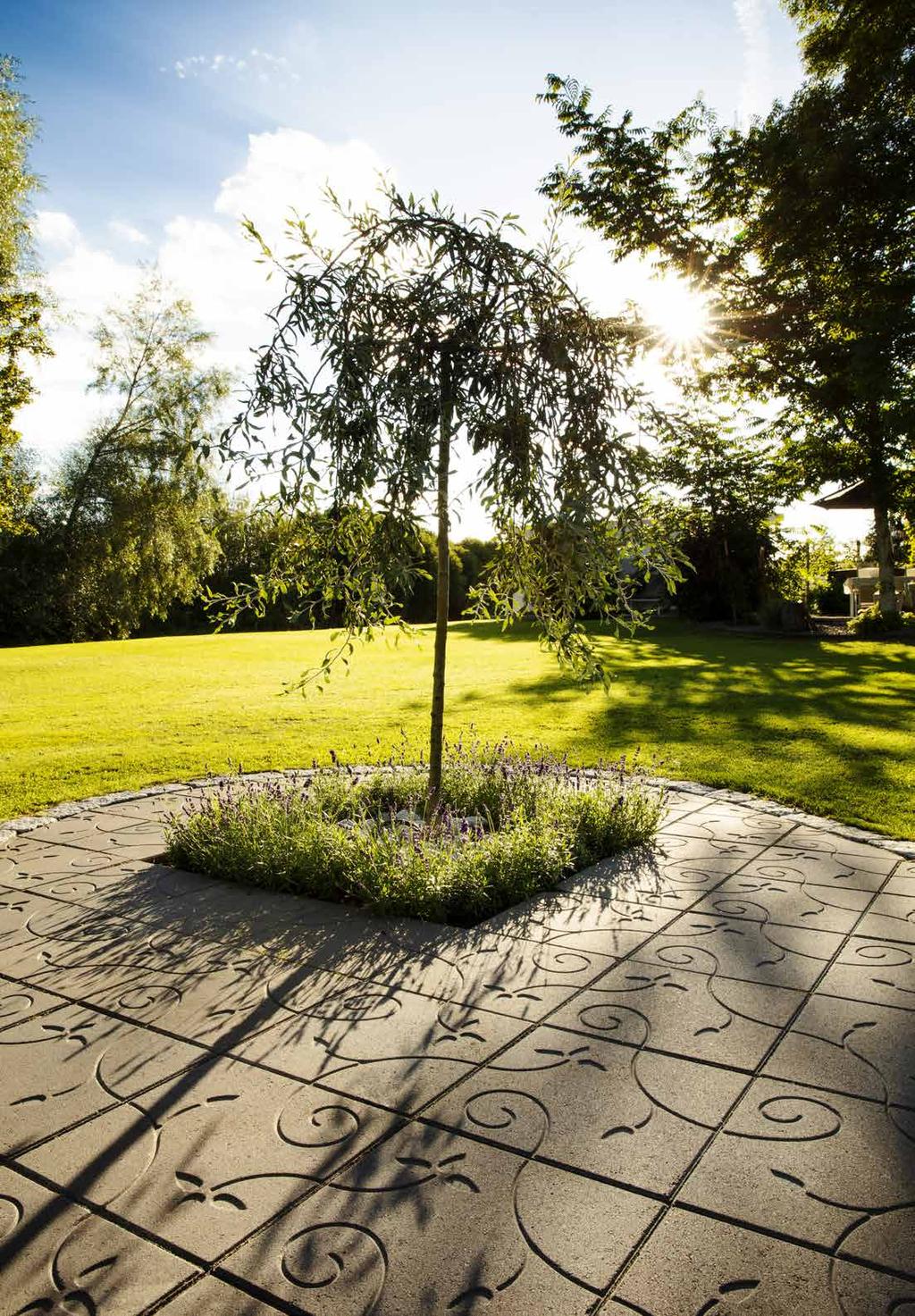 Trädgård, Norrköping, 2015, Vision Savoia, Brilliant Antracit, Pelarblock Granit, Blocksteg Granit, MODERN TRÄDGÅRDEN Entréplan