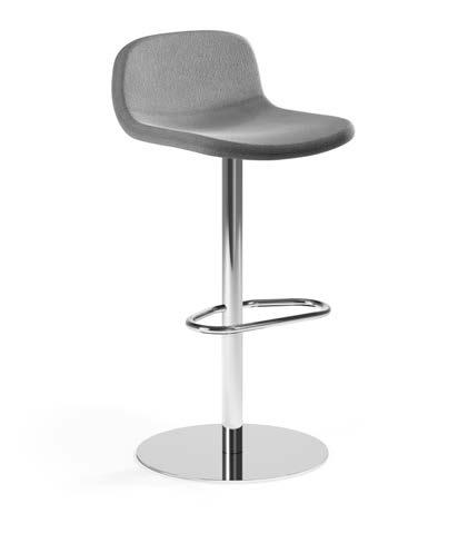 vit eller silvergrå Stack barpall Mått: b 510 x d 525 x h 950/1110 x sh 630/780 mm Produktinfo:
