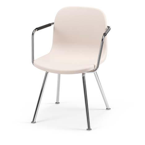 4-bent stativ i krom Giro konferensstol Mått: b 600 x d  Stativ 5-vingat i krom med hjul, vridbart.