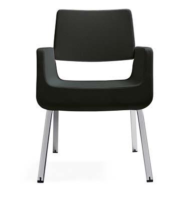 Stativ i olika utföranden, krom eller silvergrå Neo konferensstol (medium rygg) Mått: b 480/555/580/590 x d 575 x h 880/860