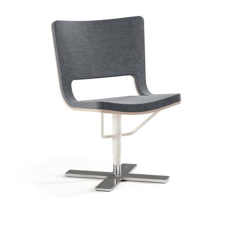 Fåtöljer/Soffor/Bänkar Air fåtölj Design: Jesper Ståhl Mått: b 575/590 x d 580 x h 870 x sh 420/450 mm Produktinfo: Stomme i björkfanér alt.