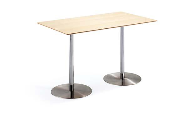 Knut vit eller svart Stativ i krom. Obilite bord Mått: Ø 470 x h 500/570 mm Produktinfo: Bordsskiva i glas med screentryckt undersida vit eller svart alt.