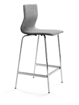 Stativ i krom eller silvergrå Cap pall Design: Axel Bjurström, Mia Cullin Mått: Ø 410 x h 425 mm Produktinfo: Stomme