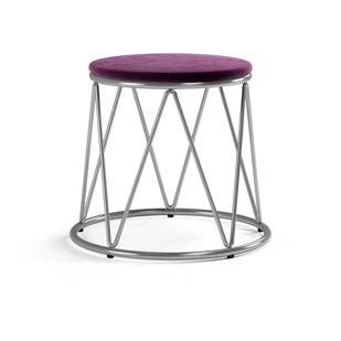 Staplingsvagn (10 pallar) som tillbehör i svart Elephant pall Design: Carl Öjerstam Mått: Ø 480 x h 430 mm