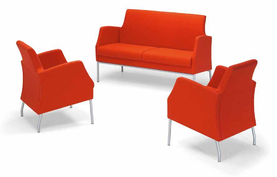 RHAPSODY fåtölj/soffa 460 800 630 590 800 1270 800 73 En sittmöbel i trendig retrodesign.