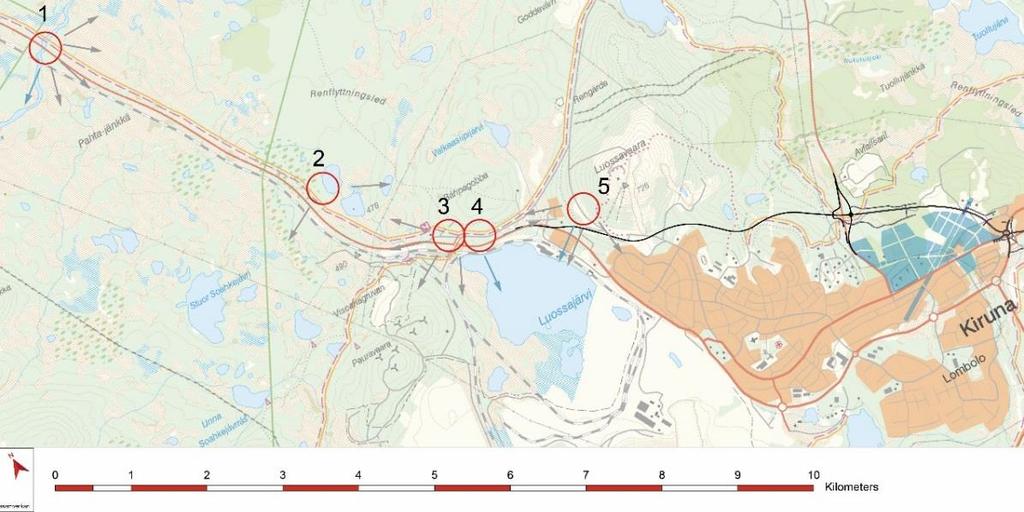 Arbetsplan är ett begrepp från den tidigare planeringsprocessen för vägar. Numera heter det vägplan. 2.4.2. Kommunala planer Detaljplaner som kan beröras finns i område A.