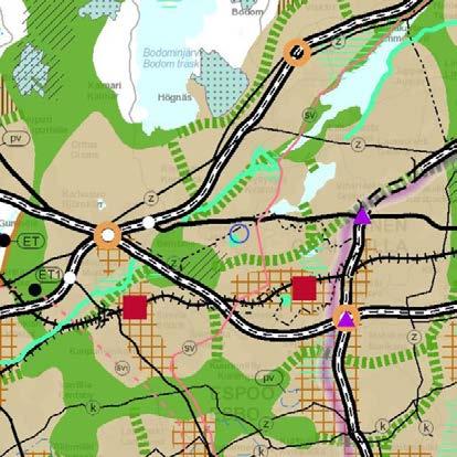 Gamla Åbovägen 42, ishallens område, Dp 214 8.11.2016 10 (19) 3.1.4 Markägande Det område som ska planläggas ägs helt av Grankulla stad. 3.2 Planeringssituation Landskapsplan I Landskapsplanen för Nyland, som miljöministeriet fastställt 8.