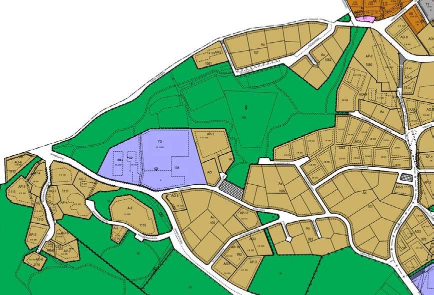 Gamla Åbovägen 42, ishallens område, Dp 214 8.11.2016 11 (19) Utdrag ur den aktuella stadsplanen.