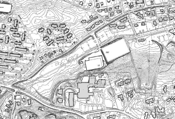 Gamla Åbovägen 42, ishallens område, Dp 214 8.11.2016 9 (19) Utdrag ur kombinationen av baskartor.