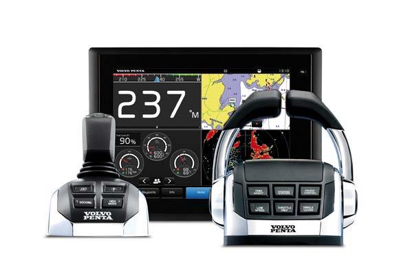 EVC EVC Electronic Vessel Control är Volvo Pentas gemensamma elektroniska plattform för motor- och växellåds styrning och omfattar all förarinformation.