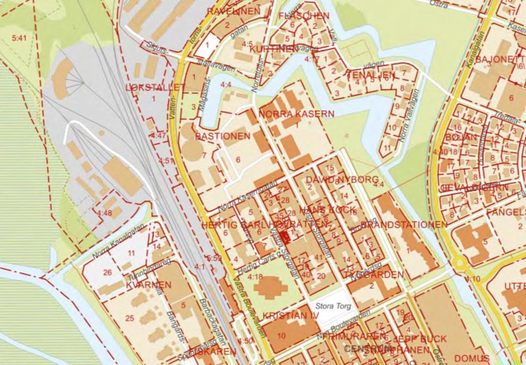Skånekarta med Kristianstads kommun markerad.