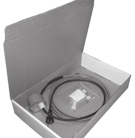 Det är möjligt att installera värmekabeln också efteråt. Installeringen går enkelt enligt den illustrerade anvisningen. Produktnummer 5713.