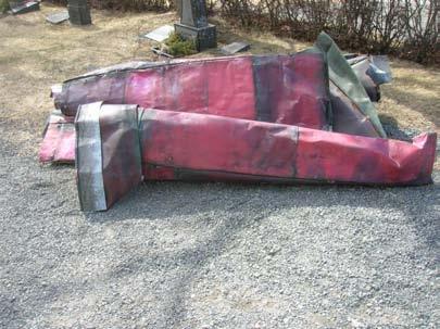 14 Genomförda åtgärder Spira Hel omtäckning av kyrkans tornspira och tornhuv har utförts enligt arbetsbeskrivning under 2010.