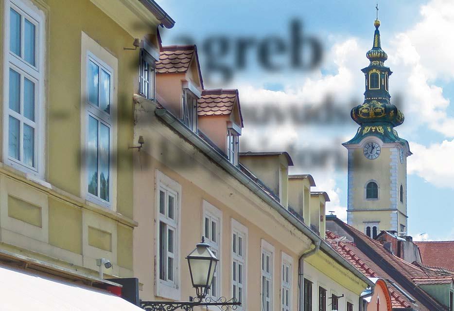Här ser vi gatan Tkalćićeva som är berömd för sin vackra bebyggelse. Här finns också ett enormt utbud av restauranger, pubar och caféer.