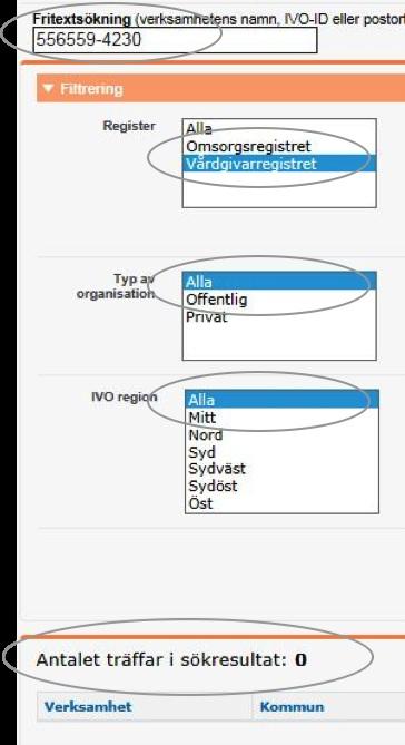 Se bildexemplet: 4. Sammanställ alla skärmbilder i ETT dokument. I dokumentet ska det framgå datum då ni genomförde kontrollen.