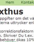 I fliken Växthus anges först