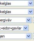 värde i lilla rutan bredvid de