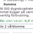 Värden anges därefter i