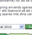 Användningstips Förflytta med Tab tangent (tangenten med två pilar, till