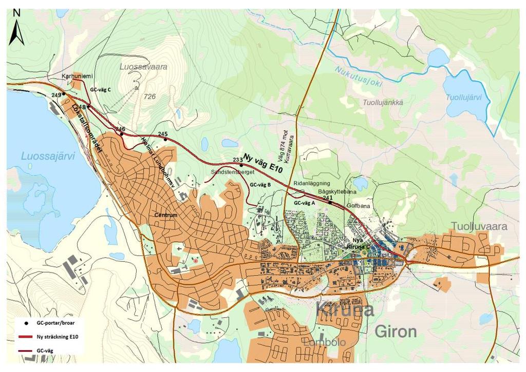 Figur 1 Karta över området 2.