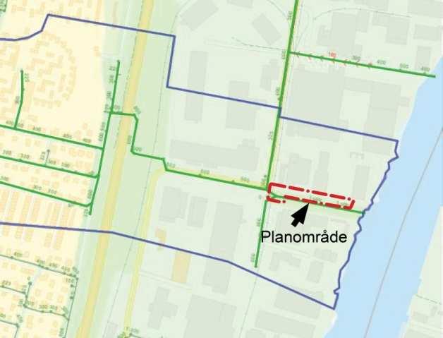 fartsgatan skevas med lutning söderut för att ytvatten ska ledas bort. Ytvattnet leds sedan vidare österut via vald dagvattenlösning.