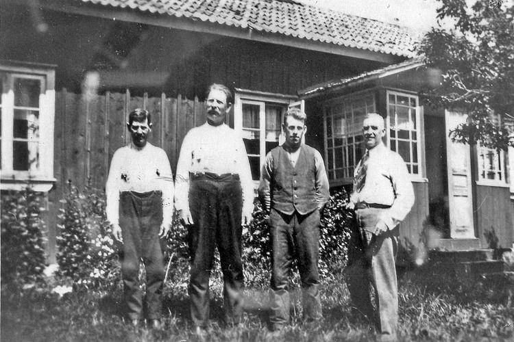 Edvard Andersson, Laxfisket nr 1, Albin Ottosson och Johan Fredriksson, Trombäljen nr 4,