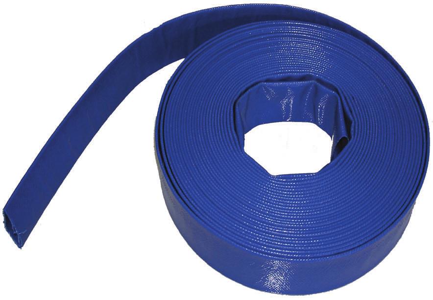 SUNNY HOSE BLÅ AVTAPPNINGSSLANG Innertub: PVC, blå Yttertub: PVC, blå, slät Arering: Syntetisk textil Teperaturoråde: -20º till +ºC Säkerhetsfaktor: Bör ej utsättas för högre tryck Lätthanterlig och
