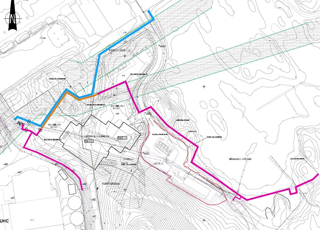 3 (7) Bild 1: Omläggning av fjärrvärmeledningar Inkopplingen av den nya Älvsjöledning kan enbart ske under ett större stopp på Högdalenverket. Dessa större stopp sker vart fjärde år.