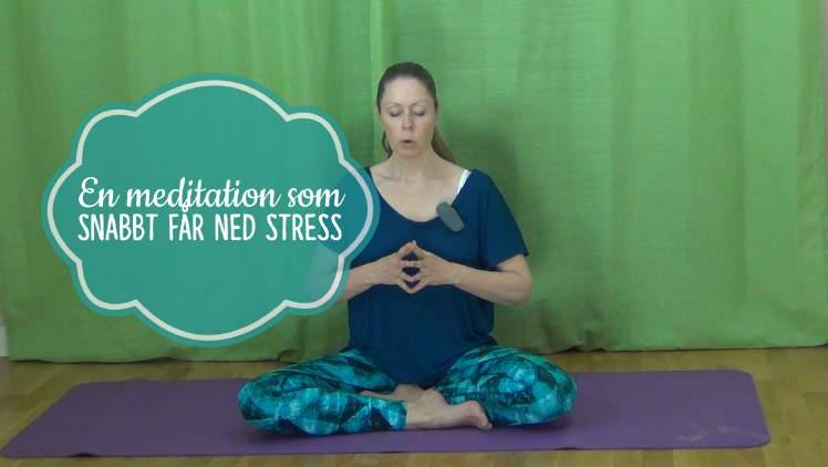 2. En meditation för stress Välkommen till dag 2!