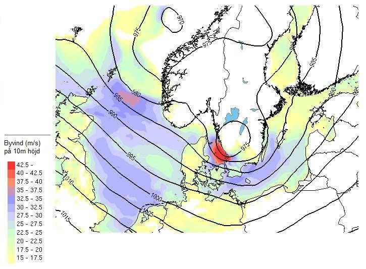 2 Läs mer på SMHI:s sida om stormen http://www.smhi.se/klimatdata/meteorologi/vind/2.3355 Bilden visar stormläget kl 23 den 29 november.