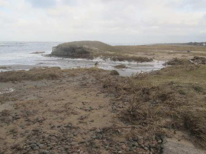 Vallbergavägen Söderut har havet ätit sig långt in över heden och den lilla trekanten mitt