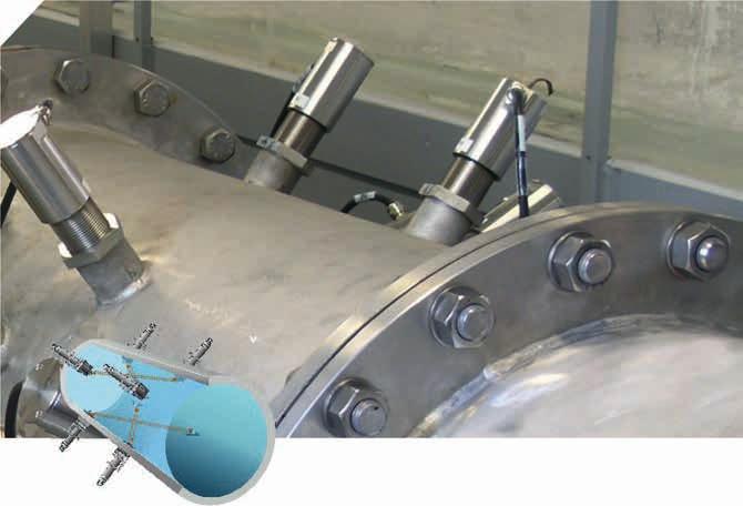 Flödesmätning i fyllda rör med insticks- eller clamp-on givare NivuFlow 600-systemet är utvecklat speciellt för mätning