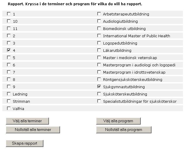 Medan rapporten sammanställs visar tre blå staplar hur budgetverktyget arbetar.