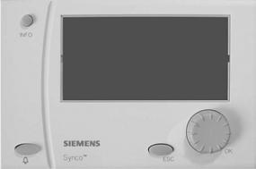 Betjäningsenhet RMZ791 (illustrerad till höger) passar för frontmontering. Den är kopplad till regulatorn med en 3 meters kabel (levereras med betjäningsenheten).