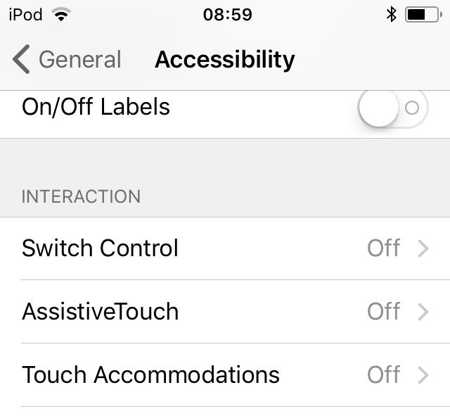 Användande Konfigurera Brytarkontroll (ios) 1. 3. 2. Fig.