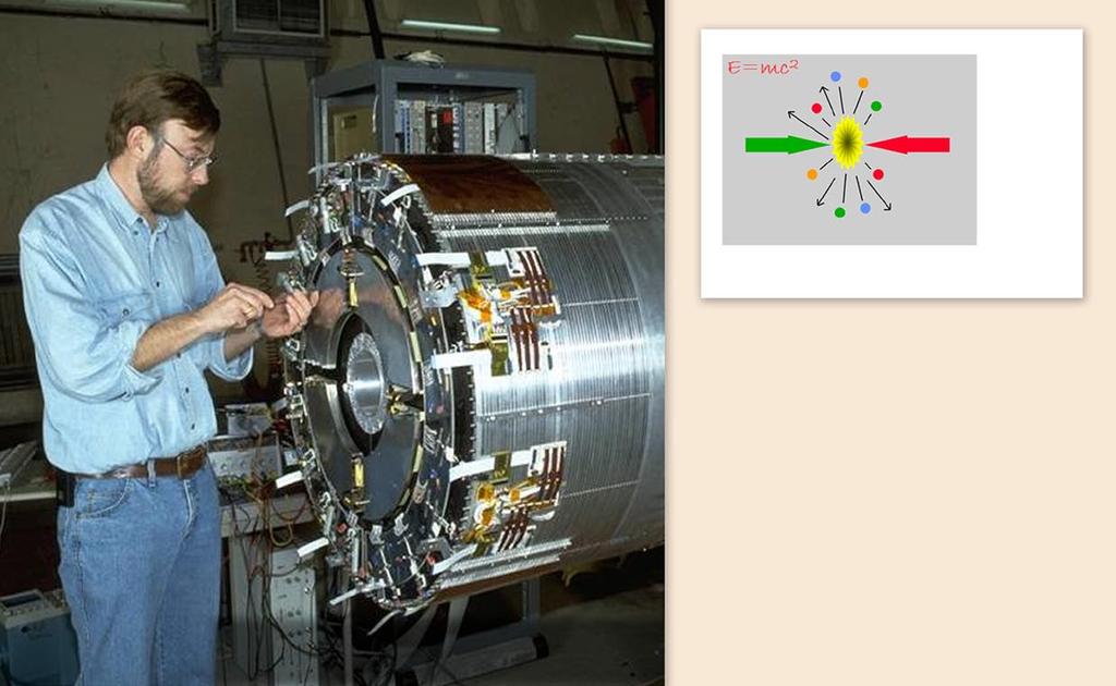 Från ISR till LEP 317 Energi övergår i massa, allt enligt Einsteins berömda formel.