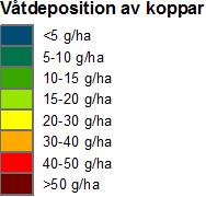 perioden 2012-2014 för vanadin utifrån mossprover (ovan t.
