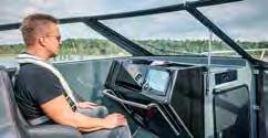 LED-belysning på däck Dynset Trimplan Integrerat kapellgarage Vattenskidbåge Baksäte 5 st offshore stolar