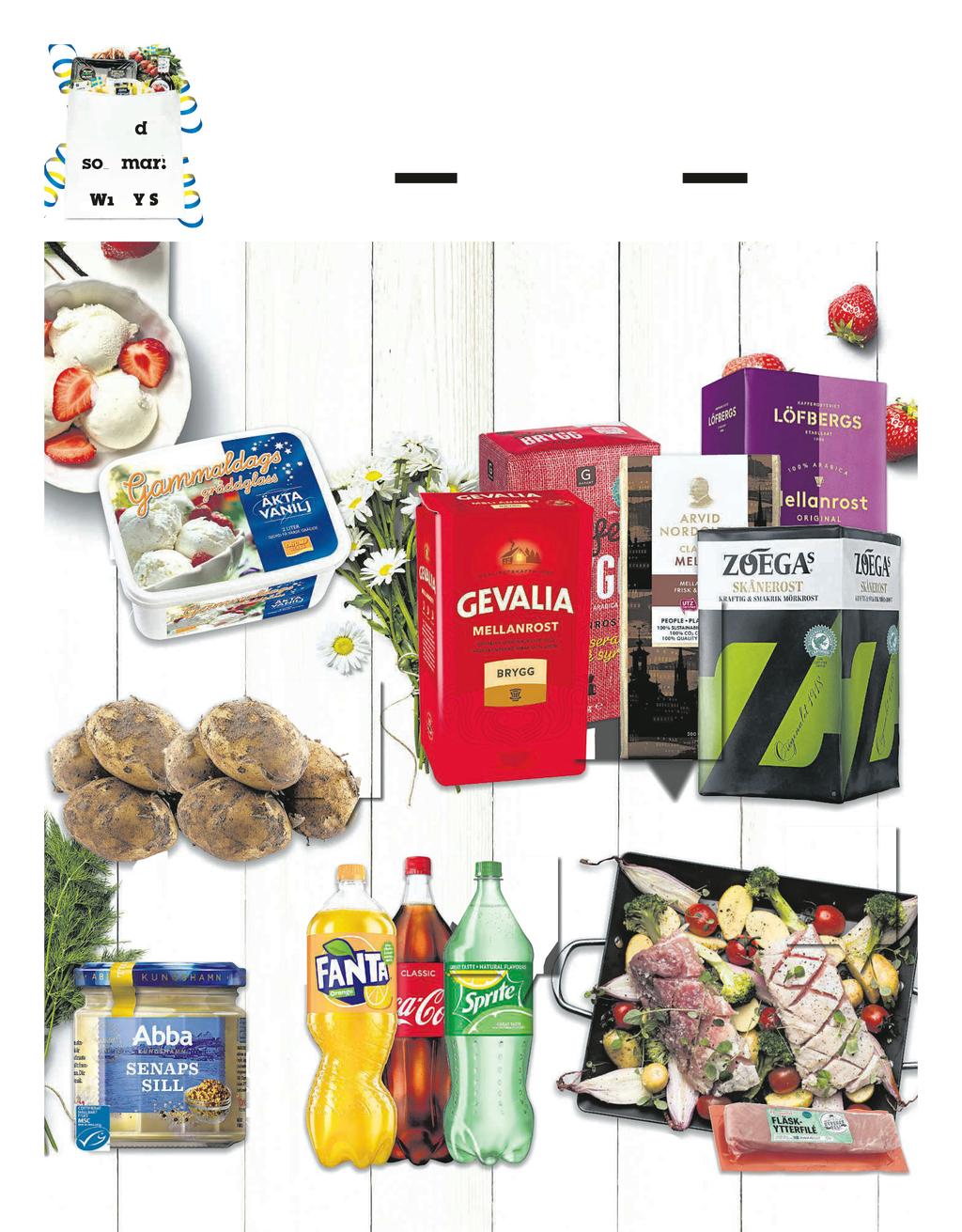 v25 s1 Glad mid sommar! Vår affärsidé: Sveriges billigaste matkasse Fira en bjussigare midsommar. Bra mat till högtidligt låga priser. 15 SPARA 18:!