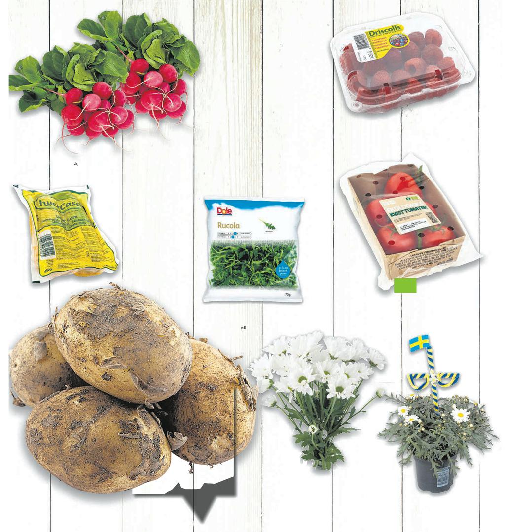 10 16 Frukt & grönt garanti! HALLON I ASK 125G PORTUGAL Klass 1 Jämförpris 135:20 kr/kg Hos oss får du dubbla pengarna tillbaka om du inte är nöjd med kvalitén på våra frukter och grönsaker.