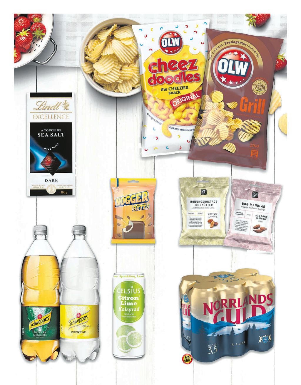 32 SPARA 1:80-5:! 15 CHIPS, CHEEZ SNACKS OLW -275g Flera olika sorter Jämförpris 58:18-177:78 kr/kg SPARA 8:50! EXCELLENCE CHOKLAD LINDT 1g Flera olika sorter Jämförpris 150: kr/kg 15 30 SPARA 3:!