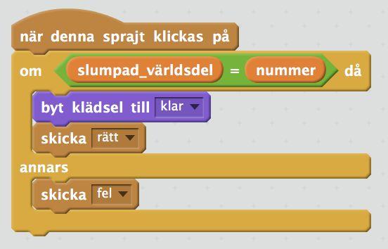 när flaggan klickas på.