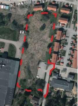 Planeringsförutsättningar Mark och vegetation Området består idag av ett område med i huvudsak gräs och ett par träd. Gräset och området har ingen kontinuerlig skötsel.
