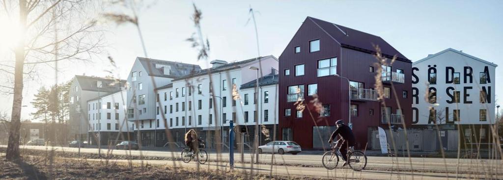 Bitvis förekommer högre byggnader och som högst är byggnadshöjden fyra våningar med en femte indragen våning.