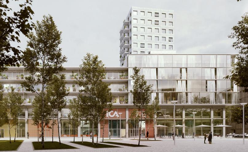 Byggnadsutformning Byggnaderna längs Rävlandavägen (inom Prästgårdsgärdet) ska ges en samordnad gestaltning, framförallt i höjdsättning och