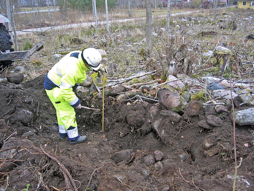 före undersökning. Foto: Wivianne Bondesson. Fig. 5.