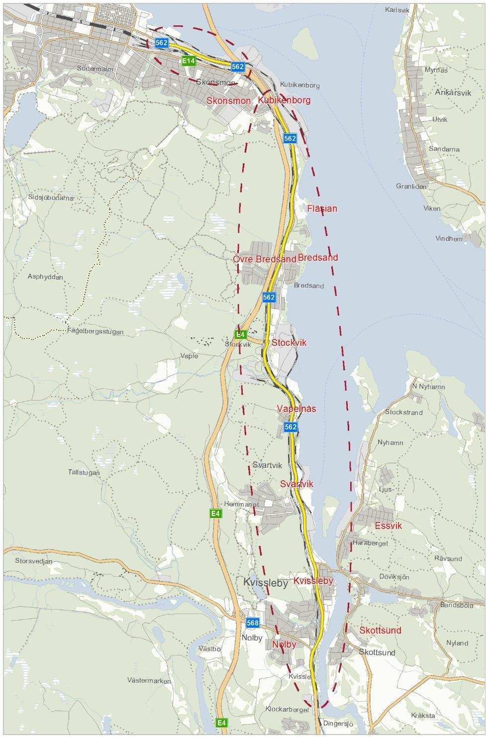 Översiktskarta väg 562 8 2016-11-21