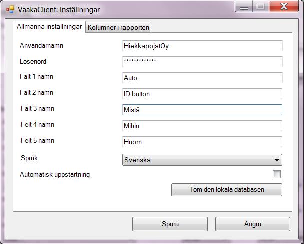 2. Inställningar 2.